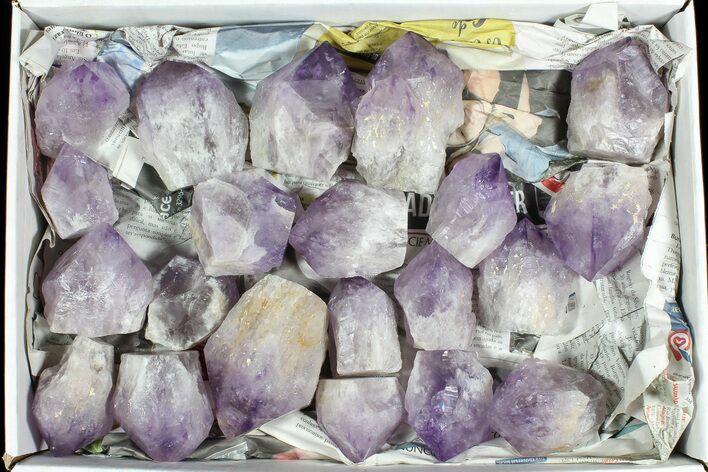 Lot: Lbs Amethyst Crystals (-) - Brazil #77846
